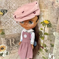 Image 2 of Nineteen zero six Andie dungaree skirt in pink