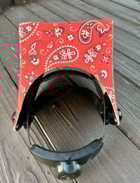 Image 4 of Red Bandana Square Hood