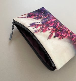 Image of Heather, wash bag, make-up, travel zipper pouch
