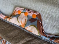 Image 4 of Linen Heavy Absorbency Pad Set- Blue & Brown