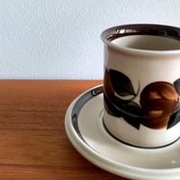 Image 2 of Arabia Finland Ruija Coffee Cup with Saucer