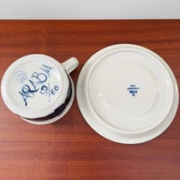 Image 4 of Arabia Finland Anemone Tea Cup with Saucer