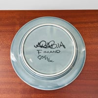 Image 2 of Arabia Finland Fructus Blue Cake Plate