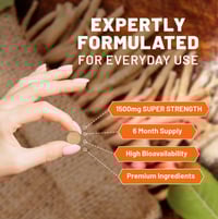 Image 4 of Ashwagandha 1500mg 180 Vegan Tablets