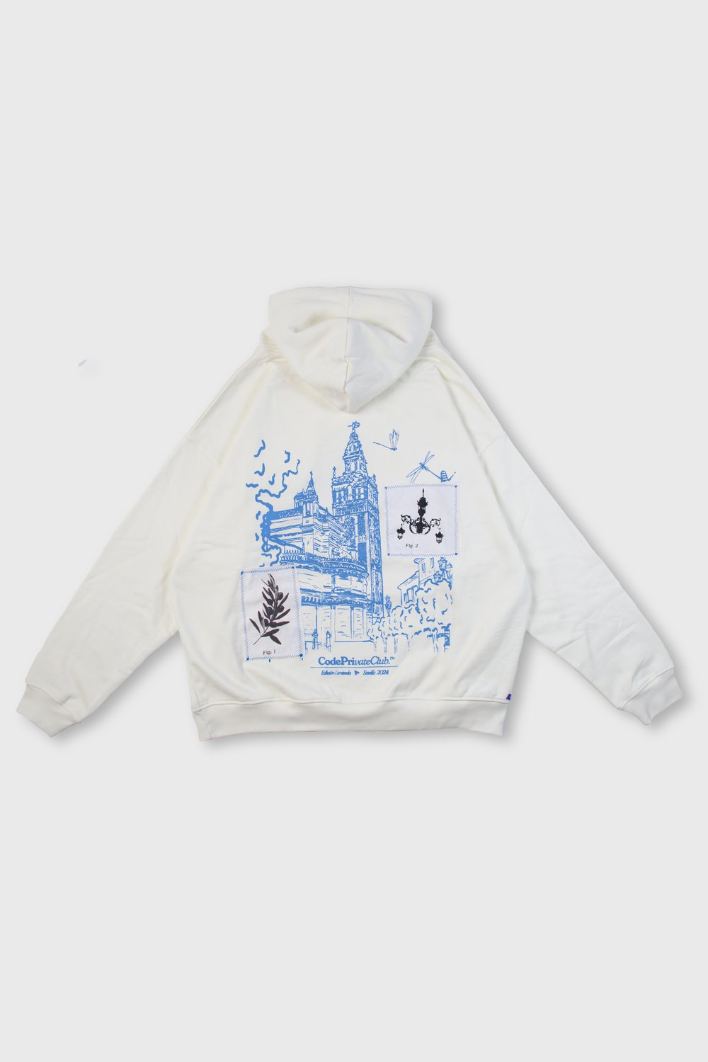 SUDADERA CATEDRAL SKY BLUE