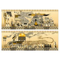 Image 2 of THE GOLDEN CARAVAN Art print set ✷ Shipping