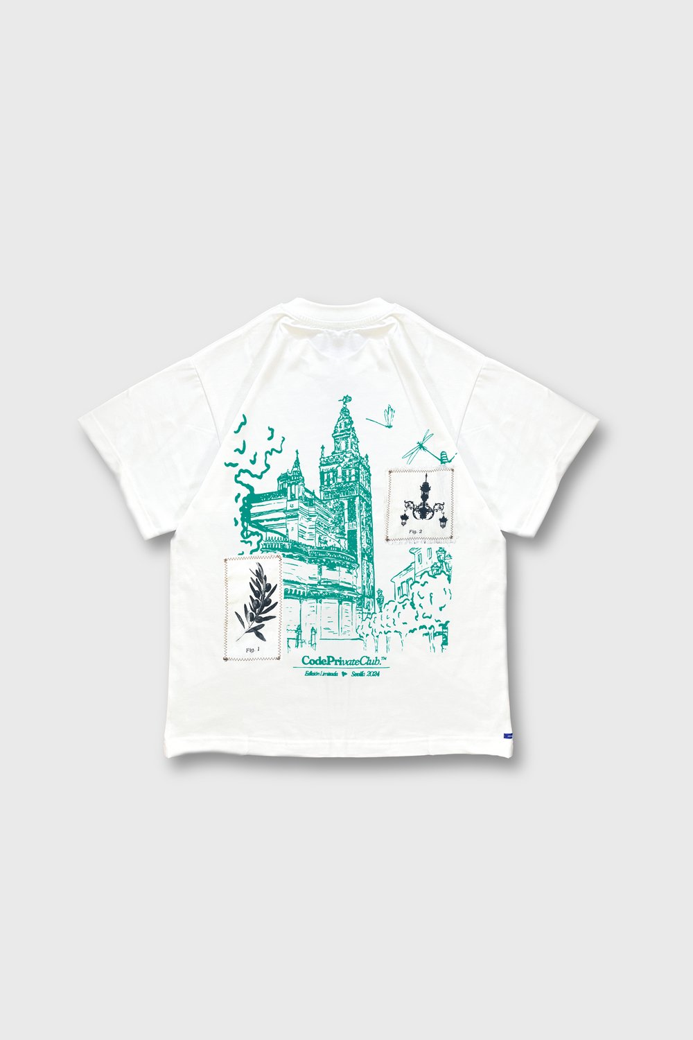 CAMISETA CATEDRAL MINT GREEN