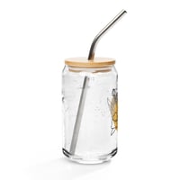 Image 4 of Cygen Divine Designs Blossom 16 oz. Can-Shaped Glass
