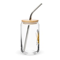 Image 8 of Cygen Divine Designs Blossom 16 oz. Can-Shaped Glass