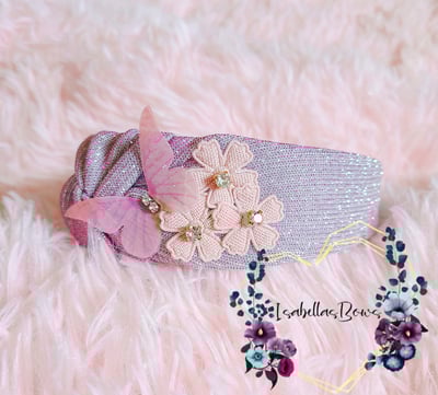 Image of Pink Knotted Headbands 