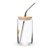 Image 7 of Cygen Divine Designs Blossom 16 oz. Can-Shaped Glass