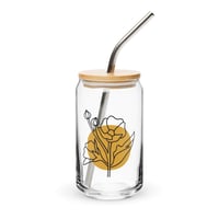 Image 6 of Cygen Divine Designs Blossom 16 oz. Can-Shaped Glass