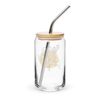 Image 9 of Cygen Divine Designs Blossom 16 oz. Can-Shaped Glass