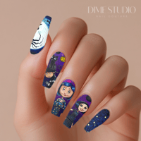 Image 1 of CORALINE HALLOWEEN NAIL DECALS 