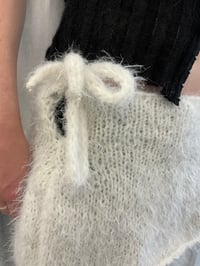 Image 5 of Hand knitted mohair skirt