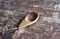 Image 2 of Handcarved plum coffee scoop 
