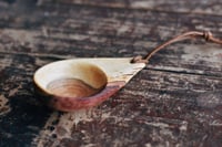 Image 3 of Handcarved plum coffee scoop 