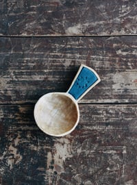 Image 1 of Handcarved spalted birch coffee scoop