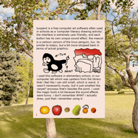 Image 2 of tuxpaint made me a better artist-zine