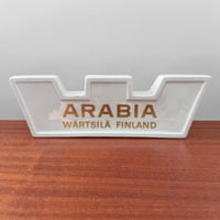 Image 1 of Arabia Wärtsilä Finland Large Dealer Sign