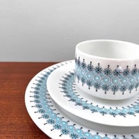 Image 2 of Arabia Finland Louhi Coffee Cup Trio Set