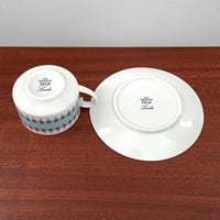 Image 4 of Arabia Finland Louhi Coffee Cup Trio Set