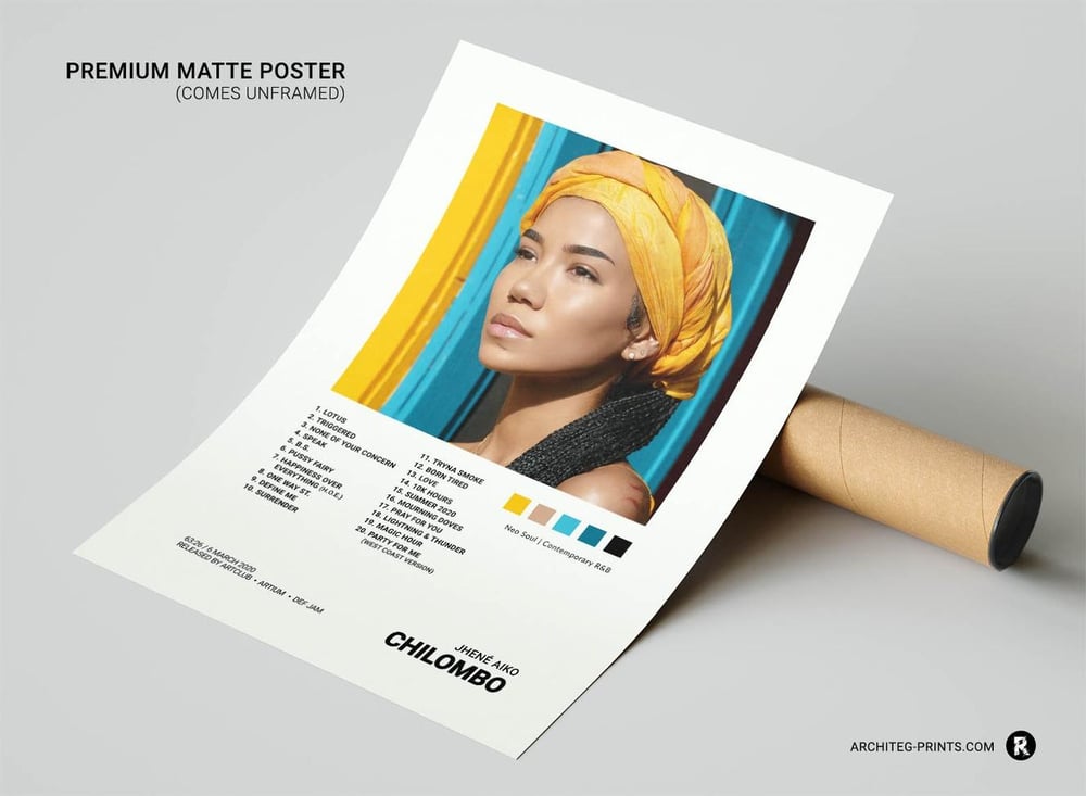Jhené Aiko - Chilombo Music Album Cover Poster