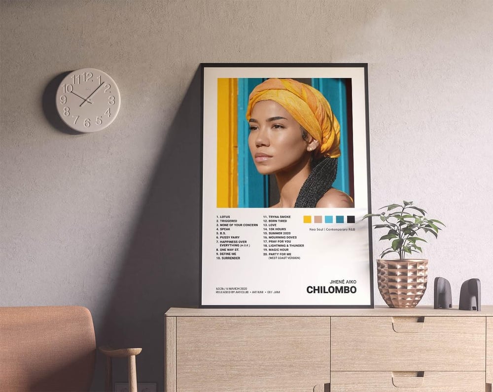 Jhené Aiko - Chilombo Music Album Cover Poster