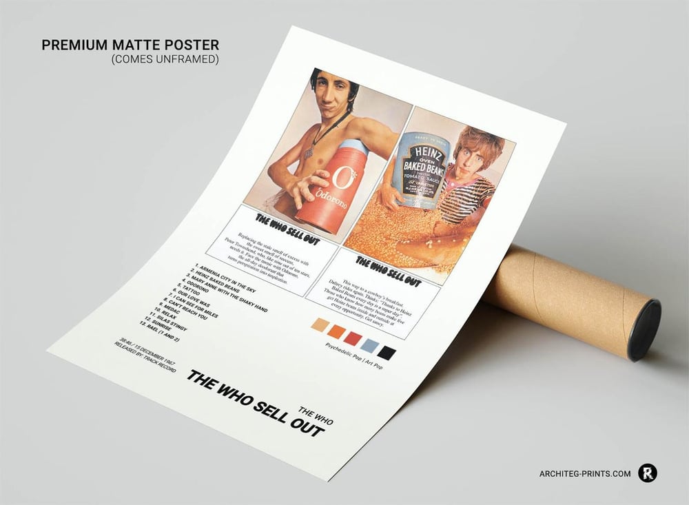 The Who - The Who Sellout Music Album Cover Poster