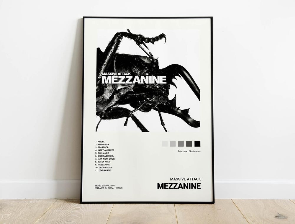 Massive Attack - Mezzanine Music Album Cover Poster
