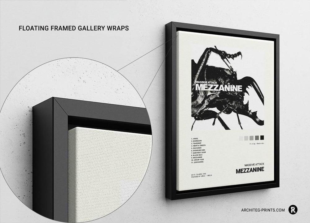 Massive Attack - Mezzanine Music Album Cover Poster