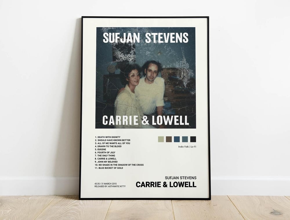 Sufjan Stevens - Carrie & Lowell Music Album Cover Poster