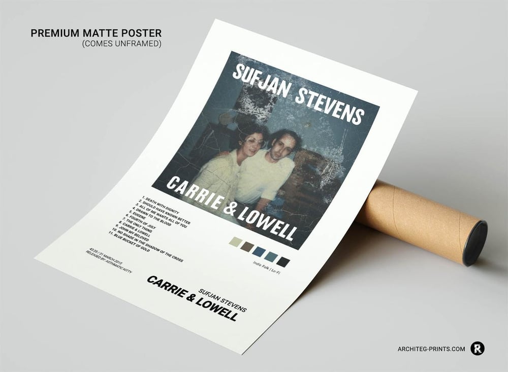 Sufjan Stevens - Carrie & Lowell Music Album Cover Poster