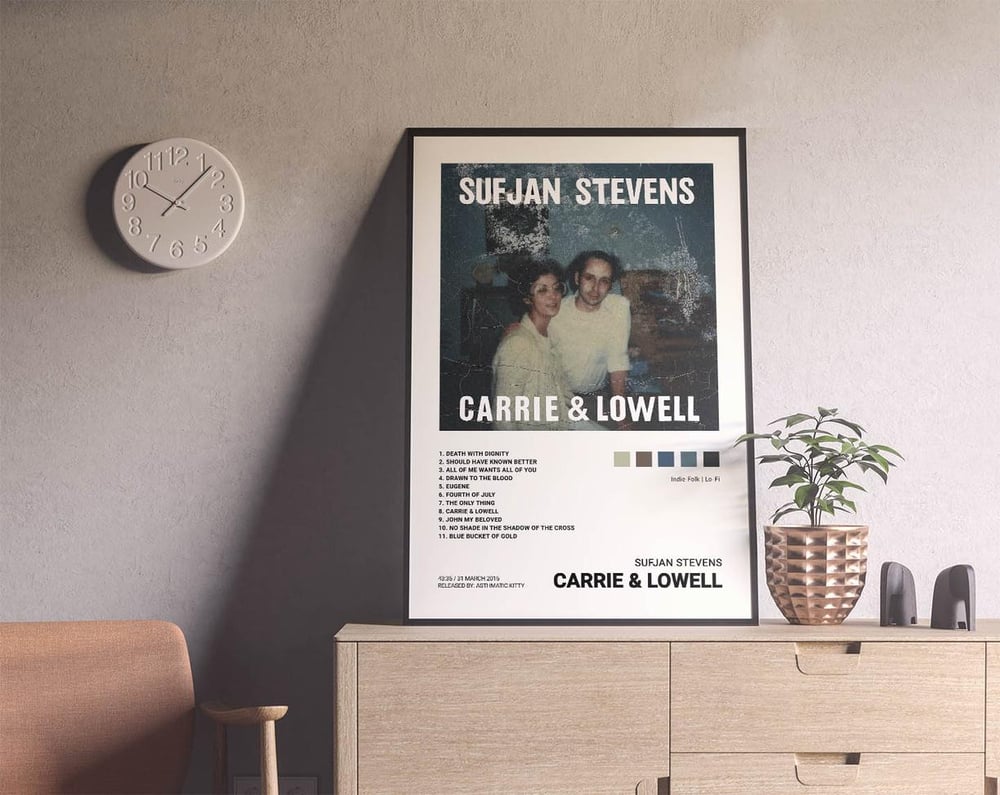 Sufjan Stevens - Carrie & Lowell Music Album Cover Poster