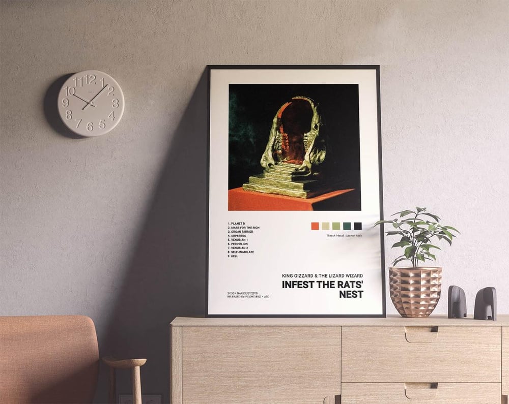 King Gizzard and the Lizard Wizard - Infest the Rats Nest Music Album Cover Poster