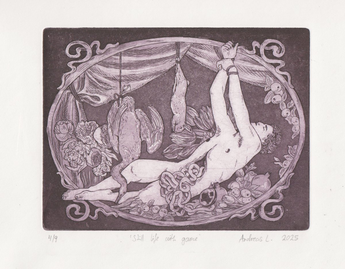 Image of Still Life with Game (etching + aquatint)