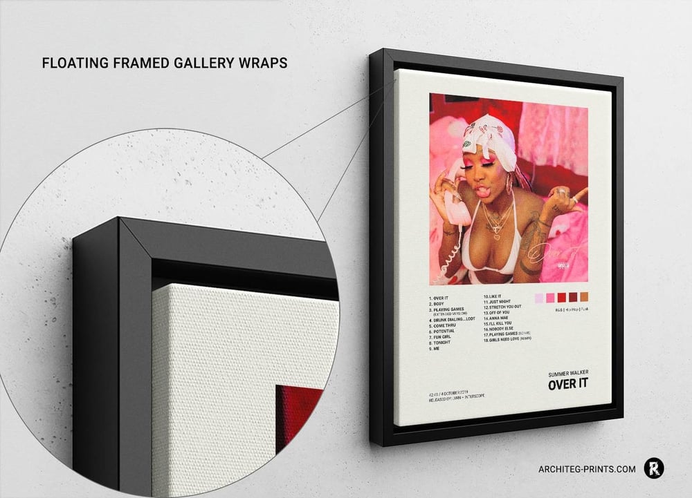 Summer Walker - Over it Music Album Cover Poster