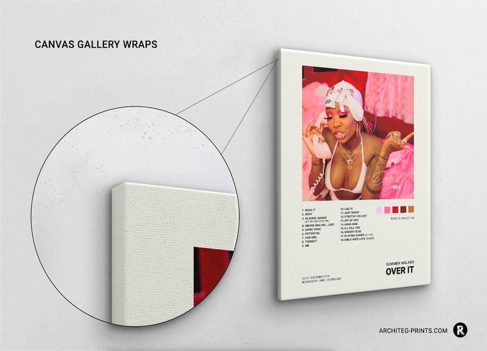 Summer Walker - Over it Music Album Cover Poster
