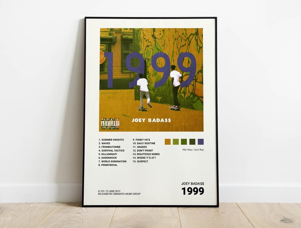Joey Badass - 1999 Music Album Cover Poster
