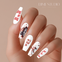 Image 1 of  CLEAR SLASHER CREW 2 HALLOWEEN NAIL DECALS 