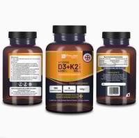Image 2 of Vitamin D3 4000IU & K2 MK7 100μg Vegetarian Tablets 180