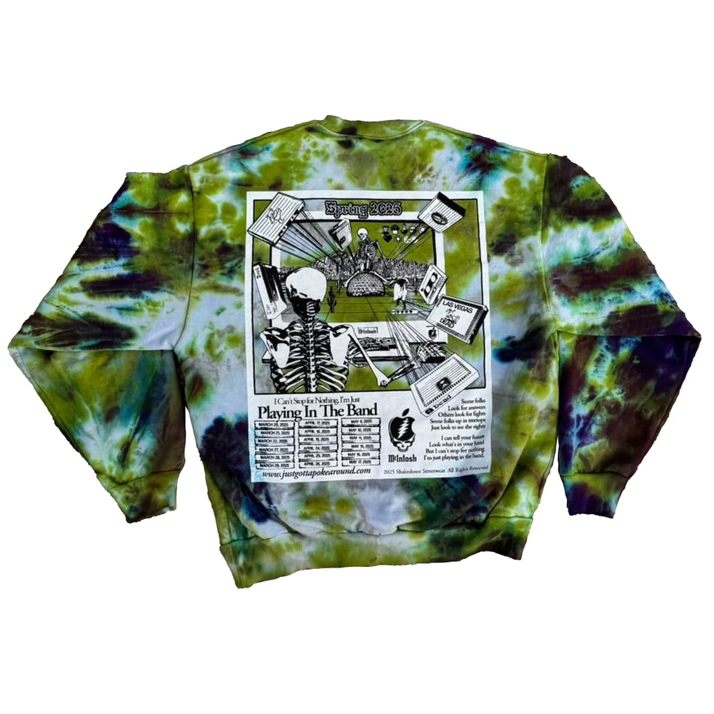 Playing "In The Band" Heavyweight Crewneck Sweatshirt (Dial Up Colorway)