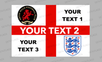 CUSTOM ST GEORGE/ENGLAND BADGE FLAG #1