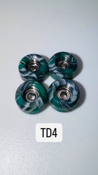 Image 4 of Tie-Dye Acrylic Fingerboard Wheels