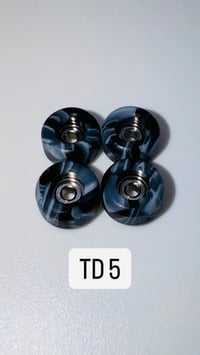 Image 5 of Tie-Dye Acrylic Fingerboard Wheels