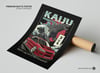 Kaiju Godzilla JDM Racing - Mitsubishi Sport Car Poster