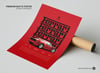 Ferrari F40 - Red Sport Car Poster