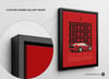 Ferrari F40 - Red Sport Car Poster