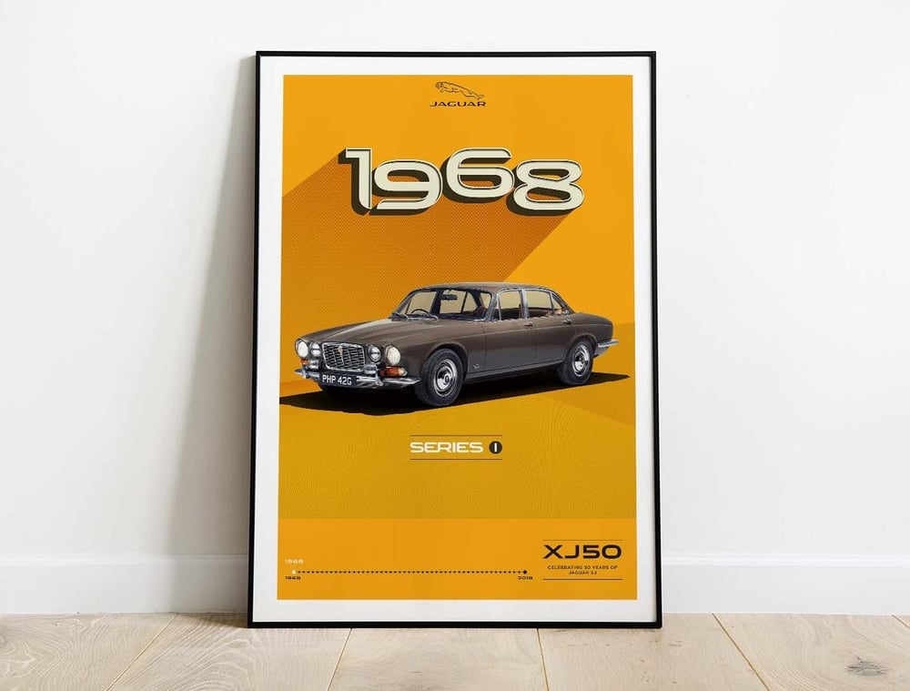 Jaguar XJ Series 1 - Sport Car Poster