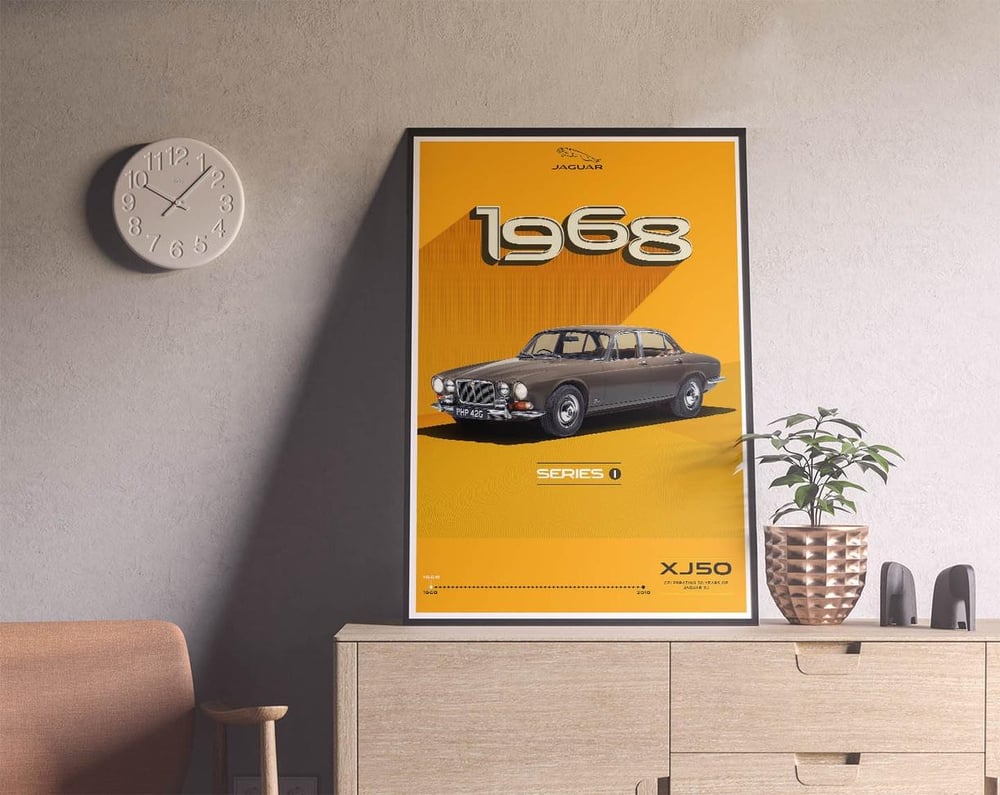 Jaguar XJ Series 1 - Sport Car Poster